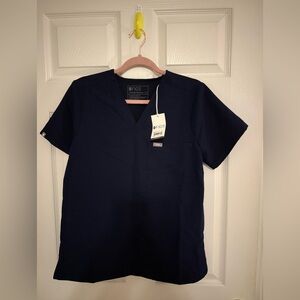 Figs Women's Black Scrub Top